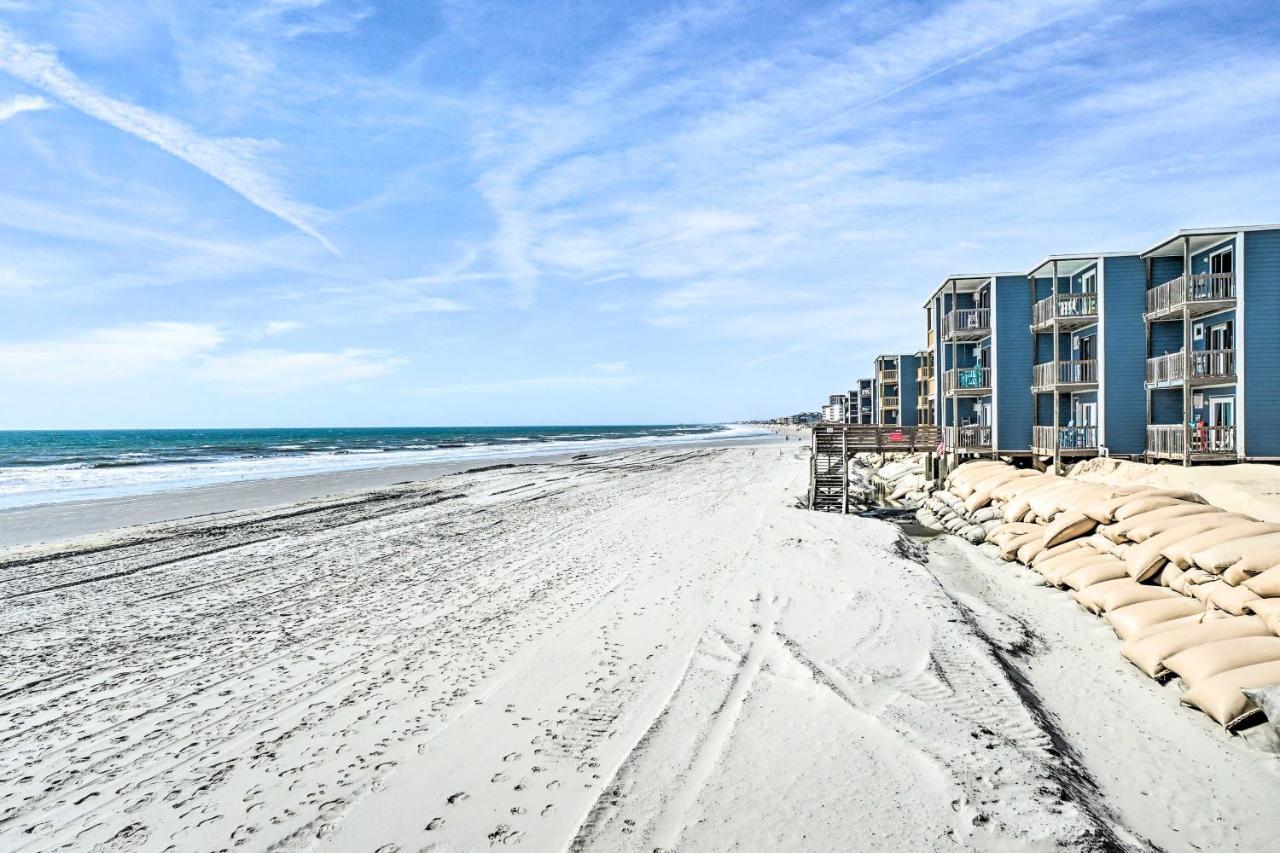 North Topsail Condo - Steps To Beach! 北托普塞尔海滩 外观 照片